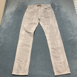 Levi's 511 Jeans Mens 32x32 Gray Denim Skinny Leg Wrinkle Mid Rise Streetwear